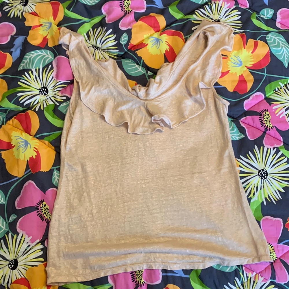XS Gold Shimmer Lilly Tank
